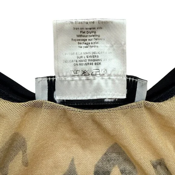 Christian Dior SS 2002 Gothic Logo Mesh Tank – Authentic